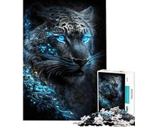 Rompecabezas de 1000 Piezas Magic Frost Tiger Un desafío para completar Decoración Juego de ingenio para Mayores de 14 años 38x26cm