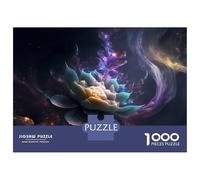 Rompecabezas De 1000 Piezas Magical Cosmic Lotus Rompecabezas para Adultos Juegos Familiares Ensamblaje De Patrones Cumpleaños Y Navidad 70x50cm/1000pcs