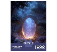 Rompecabezas De 1000 Piezas Magical Portal in Enchanted Forest Rompecabezas Juguetes Antiestrés Decoración De Pared Cumpleaños Y Navidad 52x38cm/1000pcs