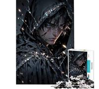 Rompecabezas de 1000 Piezas Mago Azur ︰ Desafío de Inteligencia Cerebral con Cicatrices de Batalla Juguetes adictivos Juego Imposible Alivia el estrés Ideas de Regalos (Tamaño 75x50cm)