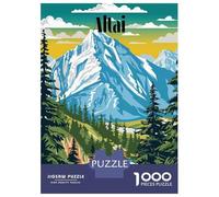 Rompecabezas De 1000 Piezas Majestic Altai Rompecabezas para Adultos Juego Familiar Decoración Perfecta Cumpleaños Y Navidad 52x38cm/1000pcs