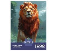 Rompecabezas De 1000 Piezas Majestic Lion in Water Rompecabezas para Adolescentes Juego De Ingenio Regalos para Mujeres Cumpleaños Y Navidad 38x26cm/1000pcs