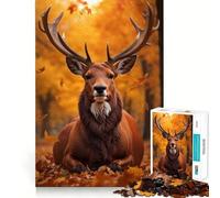 Rompecabezas de 1000 Piezas Majestuosidad de Otoño,Corte Suave,Juego Mental,Regalo,Tiempo de Juego Relajante,Pieza de Arte navideña (38x52cm)