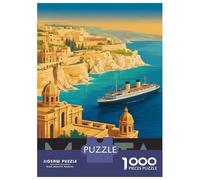 Rompecabezas De 1000 Piezas - Malta Travel Rompecabezas para Adultos Juegos Familiares Carrera De Velocidad Manual Oferta como Regalos para Toda La Familia 70x50cm/1000pcs