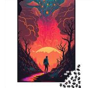 Rompecabezas de 1000 Piezas Man On A Trek con IA para Adultos y Adolescentes, Juguetes educativos de Papel, 1000 Piezas (38 x 26 cm)