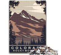 Rompecabezas de 1000 Piezas Mañanas en Colorado para Adultos y Adolescentes Un desafío difícil Que Alivia el estrés y fortalece el Amor en Pareja (38x26cm)