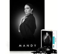 Rompecabezas de 1000 Piezas Mandy Moore Flawless Fit Art Juego de Habilidad de Pensamiento Tiempo de Descanso Juego Regalo de Arte navideño (38x52cm)