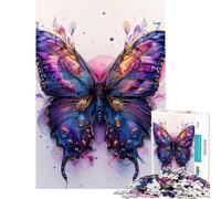 Rompecabezas de 1000 Piezas Mariposa Espacial Un Reto para completar Pero un Juguete Divertido y Original para Decorar la Pared Ideal para niños de 14 años en adelante (38x26cm)