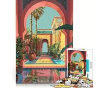 Rompecabezas de 1000 Piezas Marrakech, Morocco | 75x50cm Juego práctico que ayuda a ejercitar el cerebro para cumpleaños y Navidad.