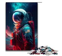 Rompecabezas de 1000 Piezas Más allá de Las Estrellas Astronauta para Adultos Madera Juego Familiar 75x50cm