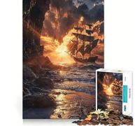 Rompecabezas de 1000 Piezas Más allá del Horizonte Decoración Limpia y Funcional,Actividad para Mentes Inteligentes,Tiempo de Juego Acogedor,Regalo Divertido de Navidad (50x75cm)