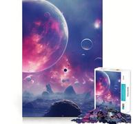 Rompecabezas de 1000 Piezas Más allá del Horizonte Galaxia Borde Juego de Habilidad Cerebral Juego Lento Divertido Regalo de cumpleaños para la Mente (38x26cm)