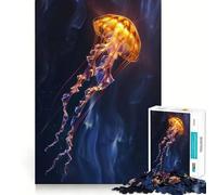 Rompecabezas de 1000 Piezas Medusa Celestial,Corte Exacto,Arte,lógica,Juego,Ocio,diversión,decoración navideña para Pared (50x75cm)