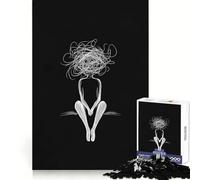 Rompecabezas de 1000 Piezas Mente Abrumada para Adolescentes Juego Inteligente de Rompecabezas Tiempo de Aprendizaje Imagen para armar Un Regalo Encantador (38x26cm)