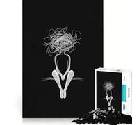 Rompecabezas de 1000 Piezas Mente Abrumada para Adolescentes Juego Inteligente de Rompecabezas Tiempo de Aprendizaje Imagen para armar Un Regalo Encantador (38x26cm)