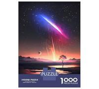 Rompecabezas De 1000 Piezas Meteor Showers Night Sky Rompecabezas para Adultos, Juguete, Decoración De Pared, Regalos Divertidos Y Humorísticos De Navidad Y Cumpleaños 70x50cm/1000pcs