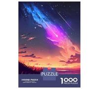 Rompecabezas De 1000 Piezas Meteor Showers Twilight Rompecabezas para Adultos Juguetes Antiestrés Vacaciones En Casa Matar El Tiempo para Cumpleaños, Navidad 52x38cm/1000pcs
