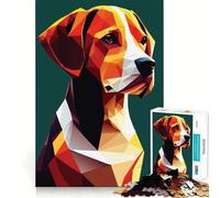 Rompecabezas de 1000 Piezas Mi Perro Beagle para Adultos y Adolescentes Juguete de lógica para Relajarse Corte de precisión Regalo Ideal (50x75cm)