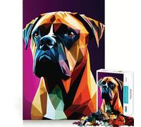 Rompecabezas de 1000 Piezas Mi Perro bóxer para Adultos Ideal para ejercitar la Memoria y Disfrutar de Momentos de Paz Diseño para armar Regalo Premium (38x26cm)