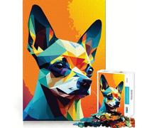 Rompecabezas de 1000 Piezas Mi Perro Chihuahua para Adultos Ideal para ejercitar la Memoria y Disfrutar de Momentos de Paz Diseño para armar Regalo Premium (38x26cm)