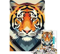 Rompecabezas de 1000 Piezas Minimalistas de Animales Planos Juegos educativos para Juegos de desafío Juguetes geniales Regalos y Juguetes para Pasar el Tiempo en casa Durante Las Vacaciones (50x75cm)