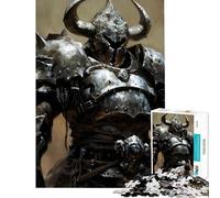 Rompecabezas de 1000 Piezas Minotauro Paladín y Caballero Rompecabezas para Adultos Juegos de relajación análisis y lógica Toda la Familia (tamaño 38x52cm)