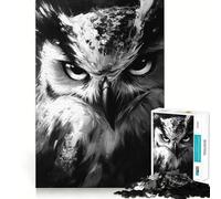 Rompecabezas de 1000 Piezas Mirada Penetrante para Adultos Regalo Ideal para Adultos Juguete de lógica Estimulante Juego Relajante Bordes Transparentes Regalo conmovedor (38x26cm)