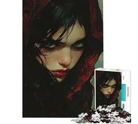 Rompecabezas de 1000 Piezas Mirada Sombría - Hechicera Oscura para cumpleaños Navidad decoración del hogar Juegos educativos Apto para Mayores de 14 años 38x26cm
