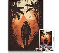 Rompecabezas de 1000 Piezas: Misión Final: La Gema perdida, Relajante, en Solitario, con un Corte preciso Superior, Juguete de Juego de 38x26cm