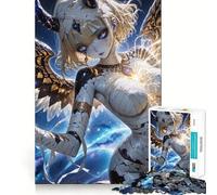 Rompecabezas de 1000 Piezas Momia del Espacio Astral,Corte Suave,Juego Mental,Regalo,Tiempo de Juego Relajante,Pieza de Arte navideña (38x26cm)
