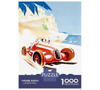Rompecabezas De 1000 Piezas Monaco Grand Prix 1948 Rompecabezas para Adultos Juego De Ingenio Difícil Difícil Único Cumpleaños Y Regalos 38x26cm/1000pcs