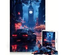 Rompecabezas de 1000 Piezas Money ME Night in London with Bigben para Adolescentes, Ideal para Mejorar la Memoria, Relajarse y divertirse Diseño artístico con Corte nítido (38x52cm)