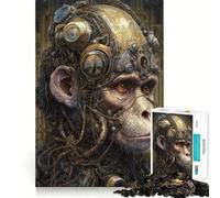 Rompecabezas de 1000 Piezas,Mono biomecánico,Juego de articulaciones precisas,Juguete cognitivo,Juego de Ocio,Regalo Divertido de Navidad (50x75cm)