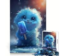 Rompecabezas de 1000 Piezas Monstruo de Paleta Helada sin esponjosidad para Adultos Desarrolla la Capacidad analítica estimula la Mente y Ayuda a unir Las Piezas Regalo Acogedor de Navidad (50x75cm)
