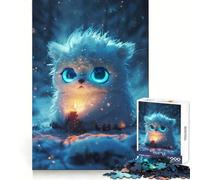 Rompecabezas de 1000 Piezas Monstruo de Vela sin Esponjosidad para Adultos Desarrolla la Capacidad analítica, estimula la distracción y Ayuda a unir Las Piezas Regalo Acogedor de Navidad (50x75cm)