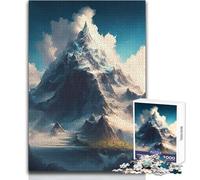 Rompecabezas de 1000 Piezas Montaña Mágica, un pasatiempo Tranquilo y satisfactorio, con Enclavamiento, Corte de precisión, tamaño 38x52cm