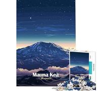 Rompecabezas de 1000 Piezas - Montaña Mauna Kea - Juguetes educativos para Aprender sobre Juegos educativos desafío difícil Ideas para Regalos (Tamaño 38x26cm)