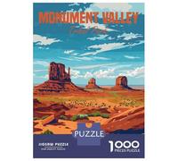 Rompecabezas De 1000 Piezas - Monument Valley Tribal Park Rompecabezas Juego De Ingenio Decoración De Pared Oferta como Regalos para Toda La Familia 52x38cm/1000pcs
