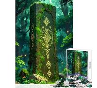 Rompecabezas de 1000 Piezas: Monumento a un Antiguo Bosque Juguete Educativo Regalos para Mujeres y Hombres Juegos educativos Interesante para Reducir el estrés Tamaño: 38x52cm