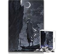 Rompecabezas de 1000 Piezas Moonlit Cliff Wanderer: una Forma Relajante de llenar el Tiempo Libre, Corte preciso y consistente, Juguete de Juego, tamaño 38x52cm