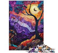 Rompecabezas de 1000 Piezas Mosaico del Bosque Crepuscular Rompecabezas para Adolescentes Que Mejora la Memoria Un Reto Educativo Regalo Ideal para Amigos y Familiares (38x52cm)