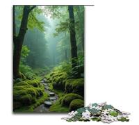 Rompecabezas de 1000 Piezas Moss Well Silence para Adultos Adolescentes de 14 años en adelante 1000 Piezas (75 x 50 cm)