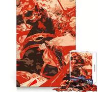 Rompecabezas de 1000 Piezas Mujer Caballero Rojo para Adultos, Juguete para ejercitar la Mente, Ideal para Fortalecer los Lazos Familiares, con Corte de precisión, Regalo Creativo (38x52cm)