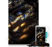 Rompecabezas de 1000 Piezas Mujer mística besada por el Sol para Adolescentes Juguete para aliviar el estrés Diseño artístico y fácil de Cortar 50x75cm