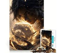 Rompecabezas de 1000 Piezas Mujer mística sosteniendo una Esfera Brillante para Adolescentes Juguete para Pensar con sabiduría Fácil de Usar Ocio Corte preciso Regalo increíble (50x75cm)
