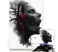Rompecabezas de 1000 Piezas Mujer Zombi Doble exposición Habilidad lógica Ocio Consciente Ensamblaje preciso Regalo Original (50x75cm)