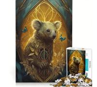 Rompecabezas de 1000 Piezas Mundo Encantado de Koalas, Juego Familiar, Actividades Divertidas en casa, cumpleaños y Navidad 50x75cm