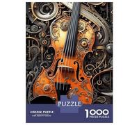 Rompecabezas De 1000 Piezas Musical Violin Rompecabezas Juguetes Antiestrés Decoración De Pared Cumpleaños Y Navidad 38x26cm/1000pcs