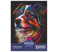Rompecabezas De 1000 Piezas - My Australian Shepherd Rompecabezas Juego De Ingenio Decoración De Pared Oferta como Regalos para Toda La Familia 38x26cm/1000pcs