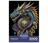 Rompecabezas De 1000 Piezas Mystical Golden Dragon Rompecabezas para Adultos Juego De Ingenio Difícil Difícil Único Cumpleaños Y Regalos 38x26cm/1000pcs